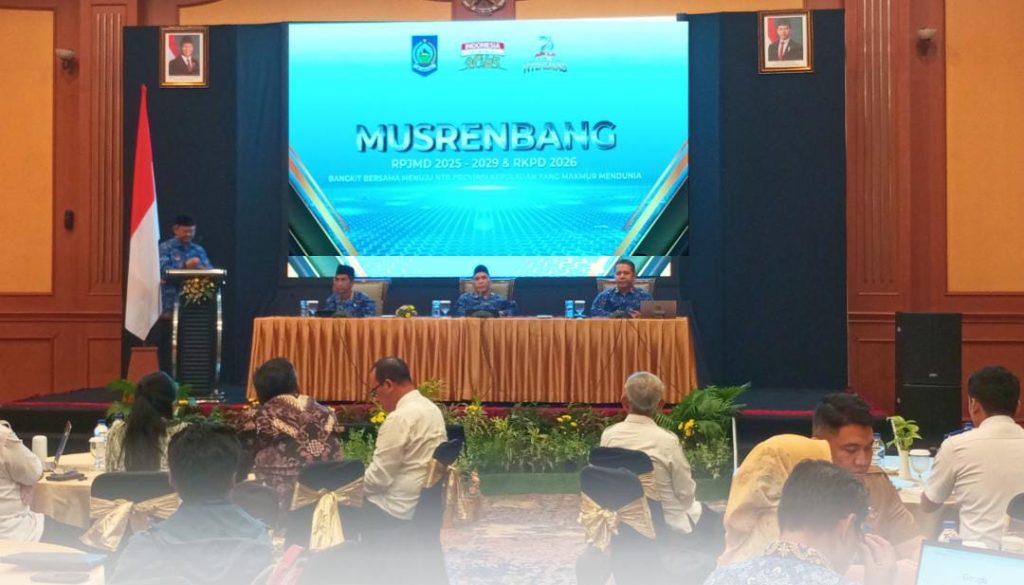 Pembukaan Musrenbang RPJMD 2025-2029 dan RKPD 2026 Bangkit Bersama menuju NTB Provinsi Kepulauan yang Makmur Mendunia
