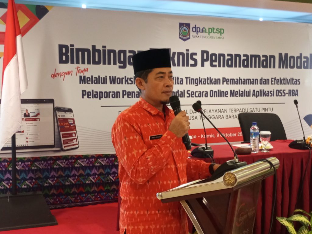 Realisasi Investasi Sampai Dengan Triwulan III Tahun 2025 di NTB Capai 80,18 Persen dari Target Nasional