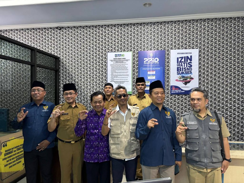 DPMPTSP NTB Perkuat Layanan Transparan dan Digital dalam Monev Keterbukaan Informasi 2025
