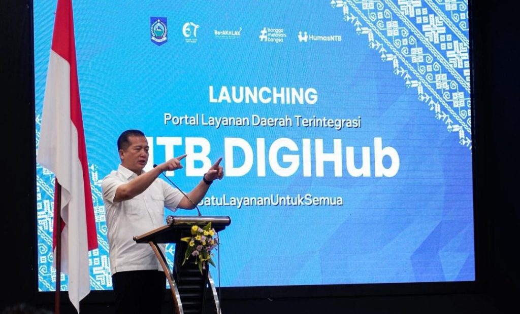 Perizinan Jadi Contoh Utama Integrasi, Gubernur Beri Atensi Khusus kepada DPMPTSP NTB di Peluncuran NTB DigiHub